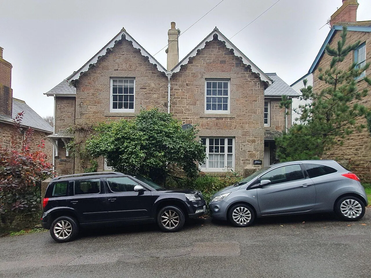 Terraced houses sharing a party wall